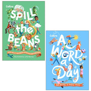 Collins Kids 2 Books Collection Set(Collins A Word a Day & Spill the Beans) - The Book Bundle
