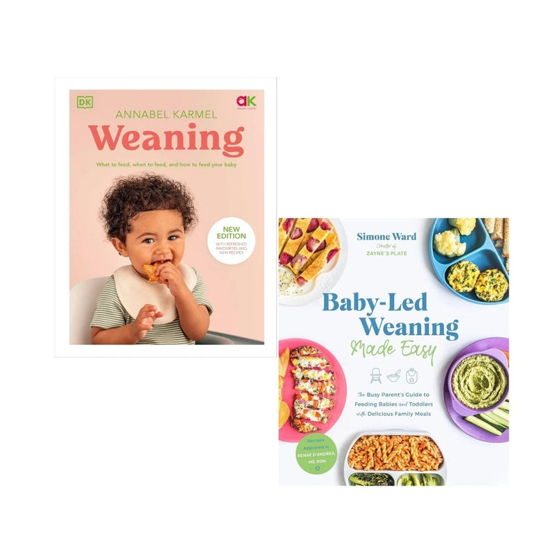 Weaning Annabel Karmel (HB), Baby-Led Weaning Made Easy Simone Ward 2 Books Set - The Book Bundle