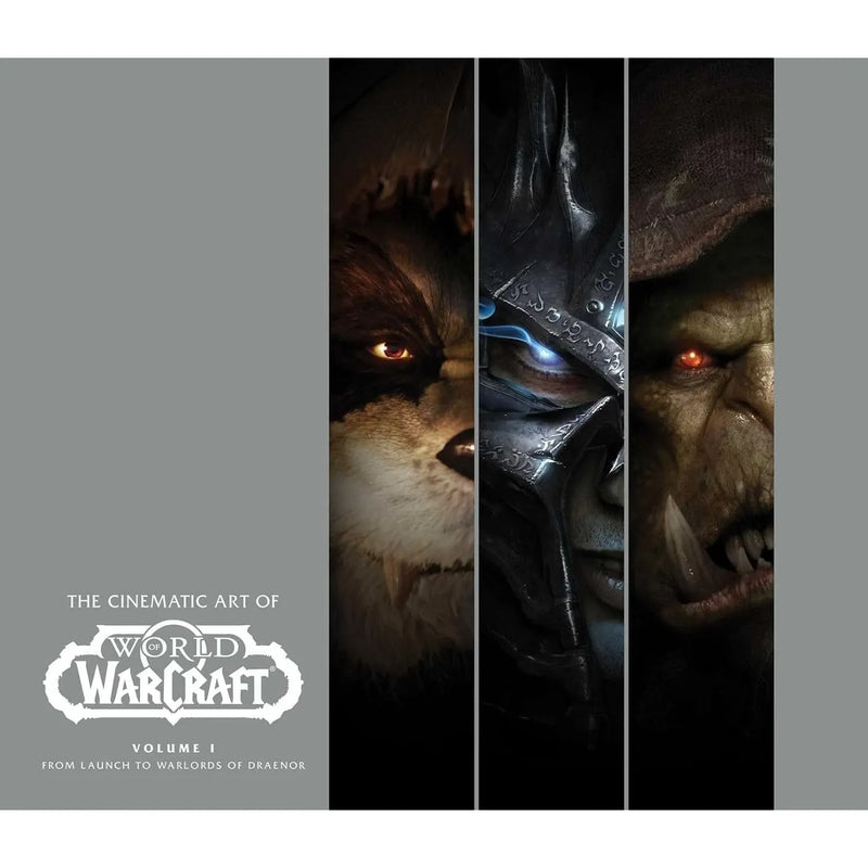 Hardcover of The Cinematic Art of World of Warcraft: Volume 1 by Gregory Solano & Matt Burns, featuring artwork from the game.