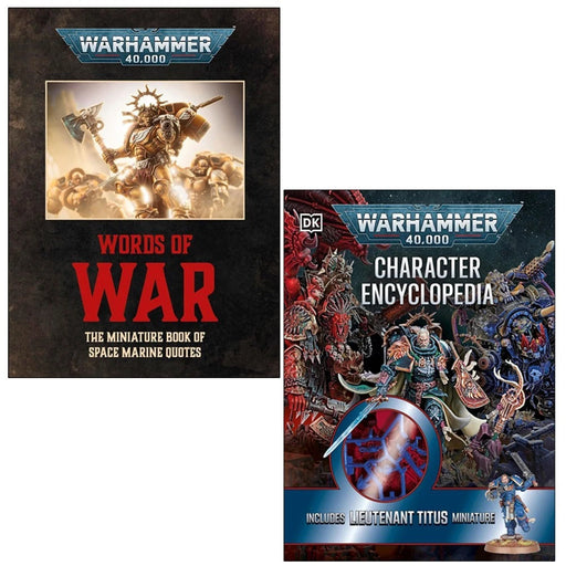 Warhammer 40,000 Words of War & Related Reads 2 Books Collection Set - Non Fiction - Hardback - The Book Bundle