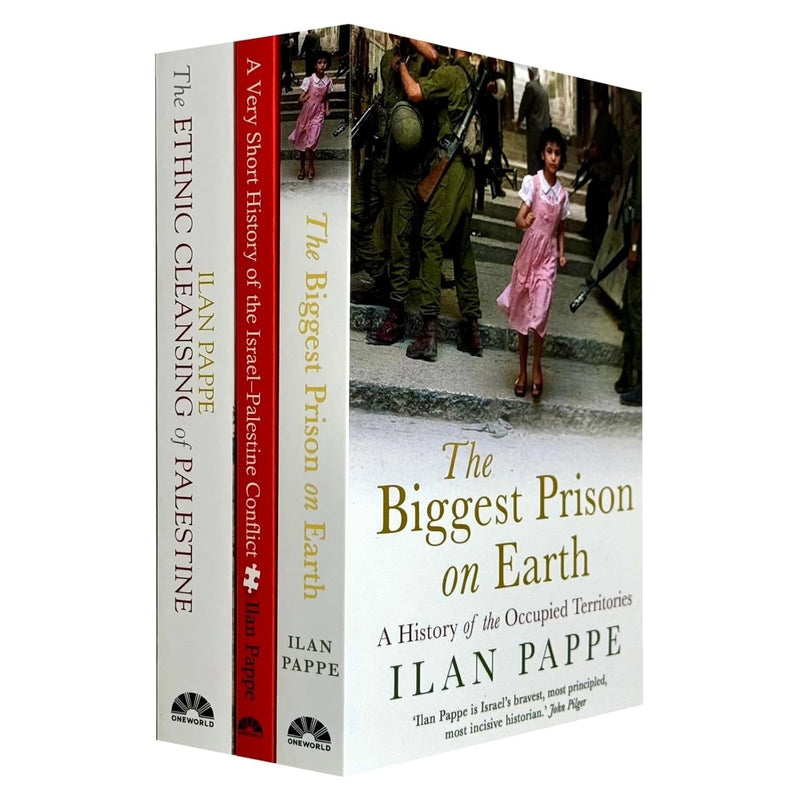 Israel-Palestine Conflict 3 Books Collection Set By Ilan Pappe - Non Fiction - Paperback - The Book Bundle