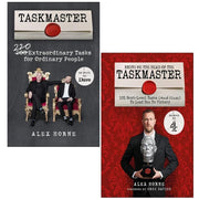 Alex Horne Taskmaster 2 Books Collection Set(Bring Me The Head Of The Taskmaster& Taskmaster: 220 Extraordinary Tasks for Ordinary People) - The Book Bundle