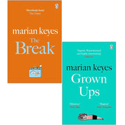 Collection of Marian Keyes' The Break and Grown Ups 2 paperback books by Penguin/Michael Joseph, featuring colorful cover art.