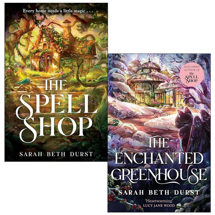 Hardcover image of The Spellshop 2 Books Collection Set by Sarah Beth Durst, featuring fantasy fiction books from the Spellshop series.