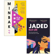Vintage Ela Lee Jaded & Minbak Complete 2 Books Collection set, featuring mixed format fiction by Ela Lee in a vintage Harvill style.