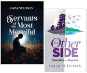 Omar Suleiman Collection 2 books set including Servants of the Most Merciful and The Other Side, hardcover non-fiction by Kube Publishing.