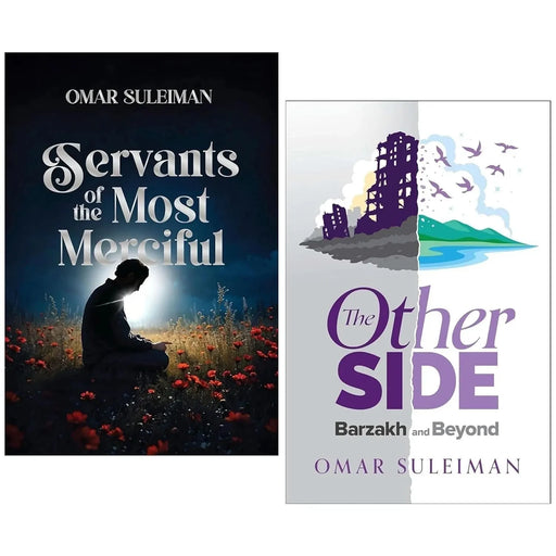 Omar Suleiman Collection 2 books set including Servants of the Most Merciful and The Other Side, hardcover non-fiction by Kube Publishing.