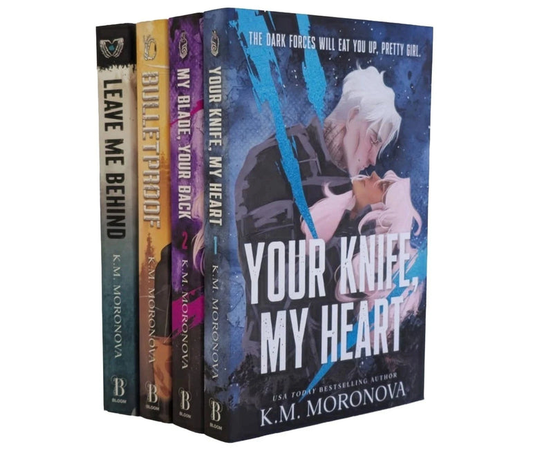 Your Knife, My Heart & My Blade, Your Back 4 Books Collection Set by K.M. Moronova - Fiction - Paperback