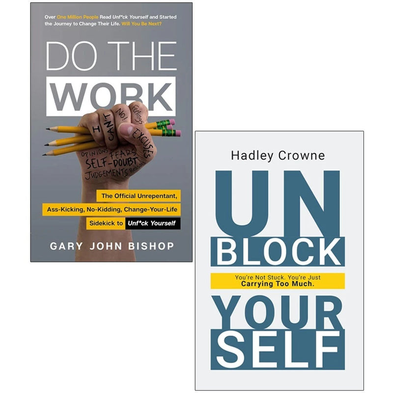 Do The Work and Unblock Yourself 2 Books Collection Set - Non Fiction - Paperback