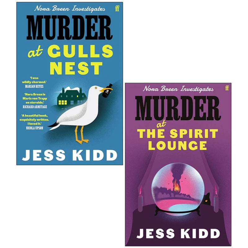 Murder at the Spirit Lounge & Murder at Gulls Nest 2 Books Collection Set by Jess Kidd - Fiction - Mixed Format