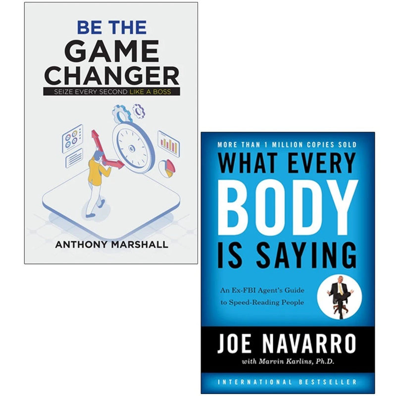 What Every Body Is Saying & Be The Game Changer 2 Books Collection Set By Joe Navarro - Non Fiction - Paperback