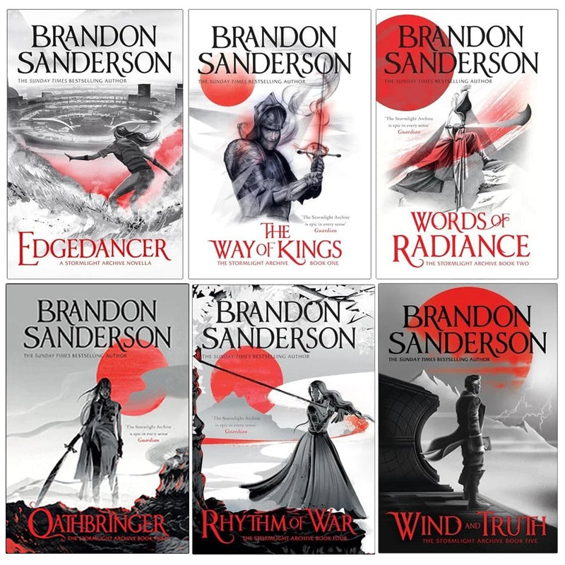 The Stormlight Archive 6 Books Collection Set By Brandon Sanderson - Fiction