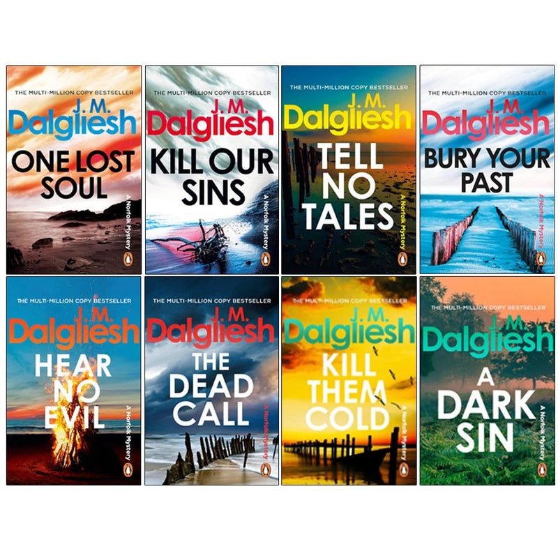 Hidden Norfolk Series 8 Books Collection Set by J M Dalgliesh - Fiction - Paperback