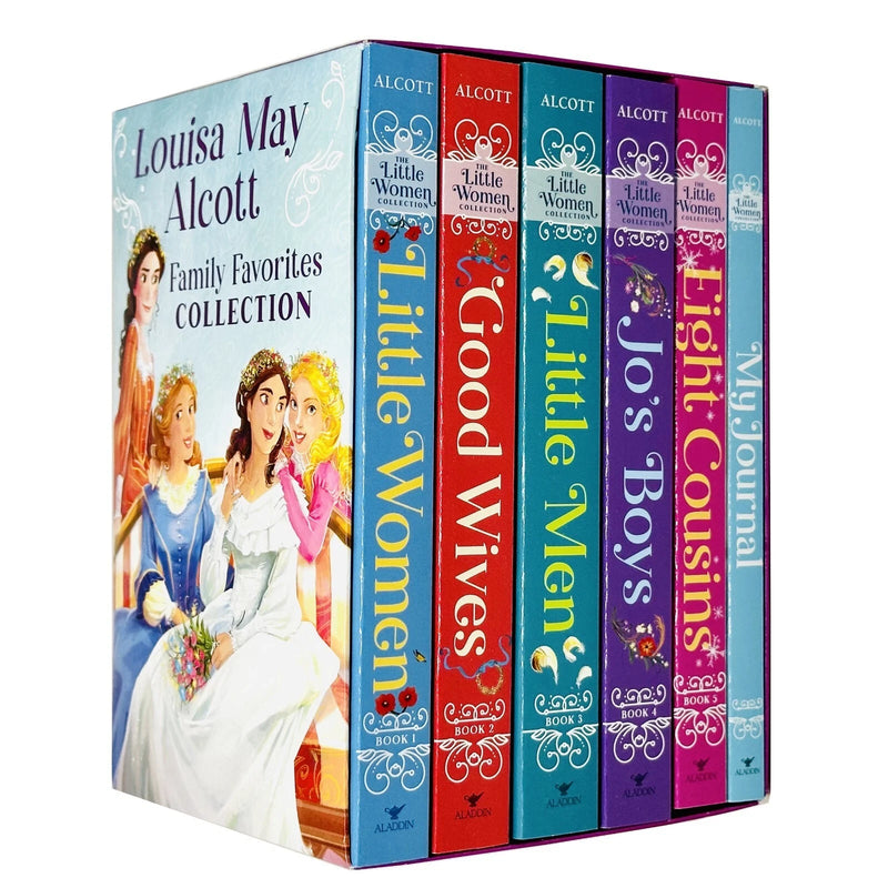 Louisa May Alcott Family Favorites Collection 5 Books Boxed Set with Journal - Fiction - Paperback