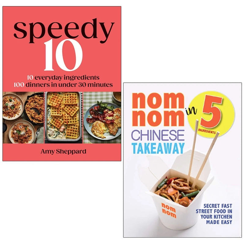 Speedy 10 And Nom Nom Chinese Takeaway 2 Books Collection Set - Non Fiction - Mixed Format