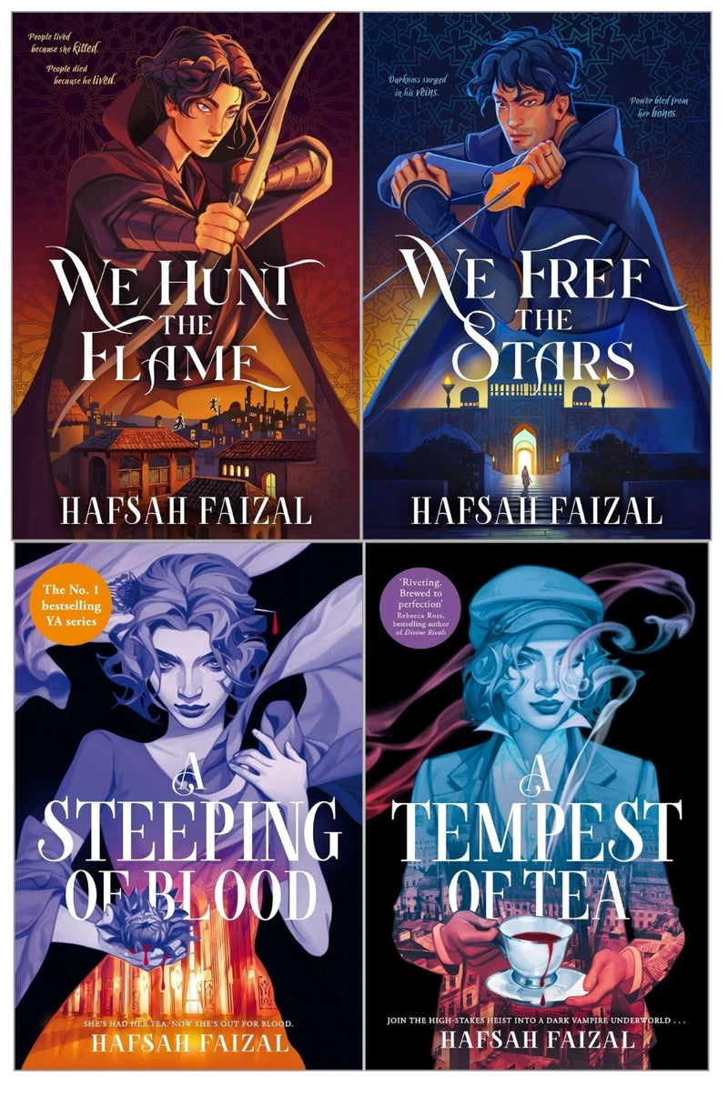 Hafsah Faizal Sands Of Arawiya And Blood And Tea 4 Books Collection Set - Young Adult - Paperback