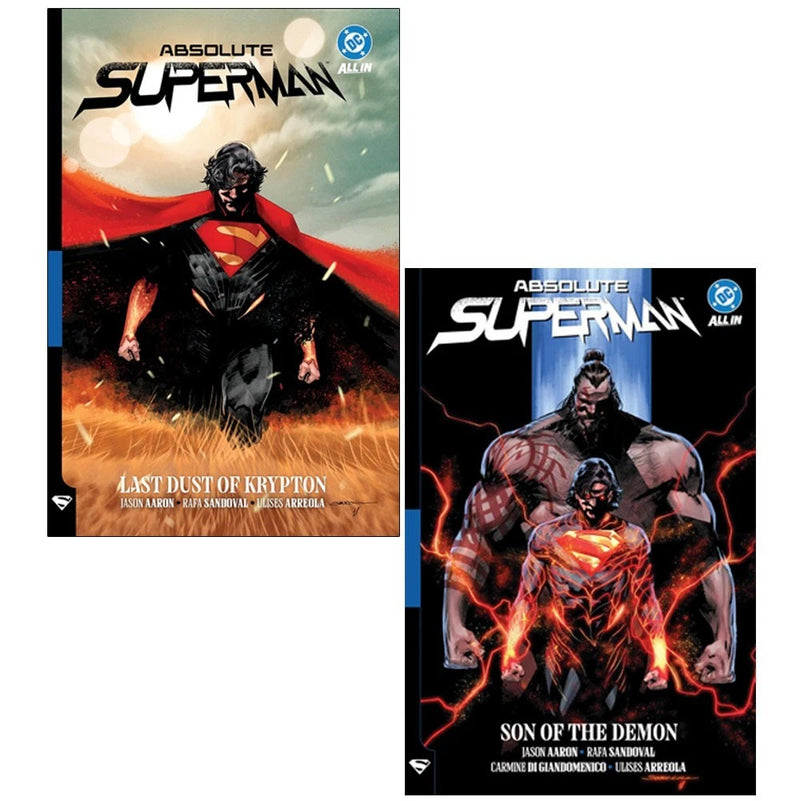 Absolute Superman Vol 1 & 2 2 Books Collection Set By Jason Aaron - Fiction - Mixed Format