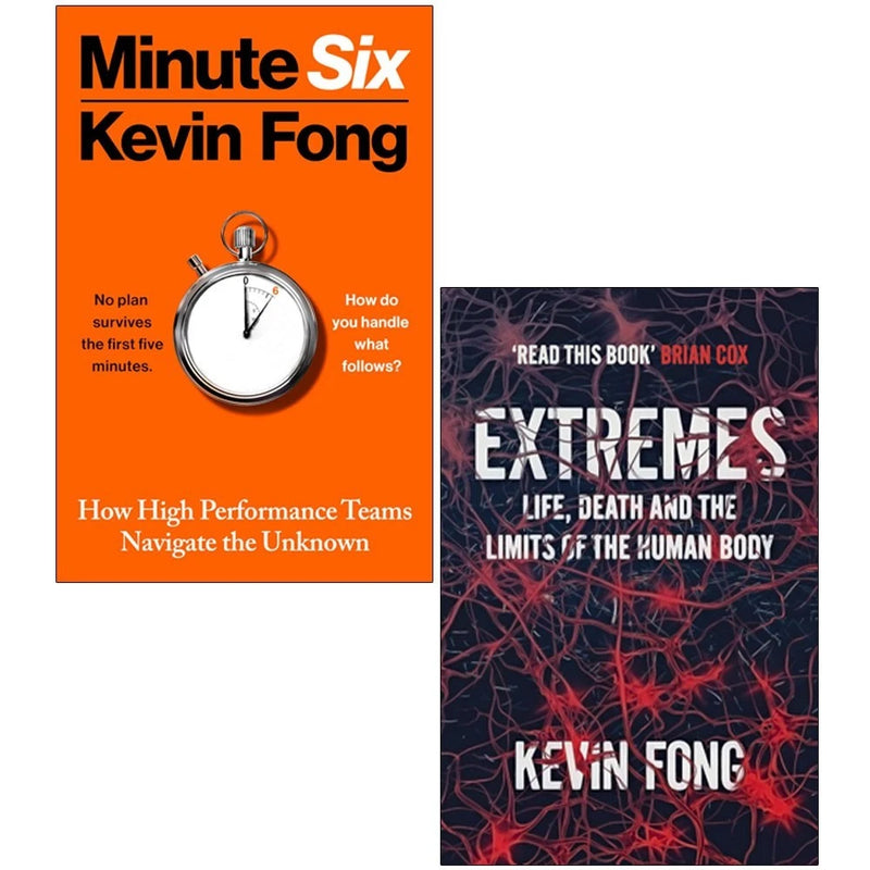 Minute Six & Extremes 2 Books Collection Set by Kevin Fong - Non Fiction - Mixed Format