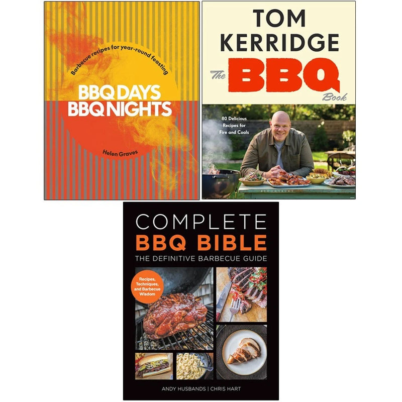 BBQ Days, BBQ Nights, The BBQ Book 3 Books Collection Set - Non Fiction - Mixed Format
