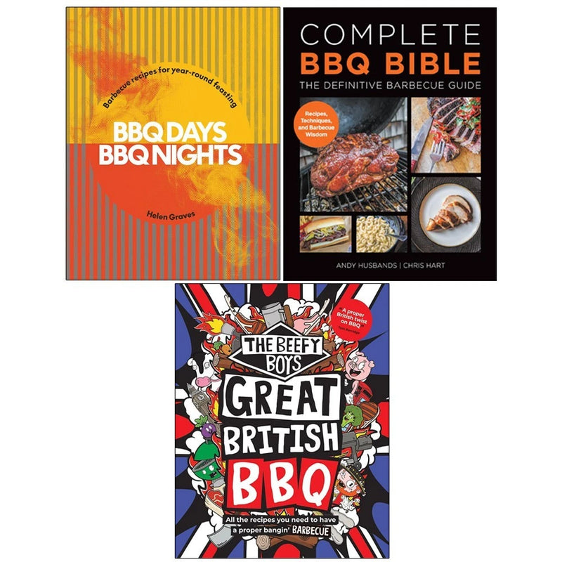 BBQ Days, BBQ Nights, Complete BBQ Bible 3 Books Collection Set by Beefy Boys - Non Fiction - Mixed Format