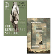 Collection of two fiction books by Anje Daanje, featuring "The Song of Stork and Dromedary" and "The Remembered Soldier," in mixed format.