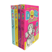 Dork Diaries book collection by Rachel Renee Russell including Party Time, Pop Star, and Skating Sensation in a four-book set.