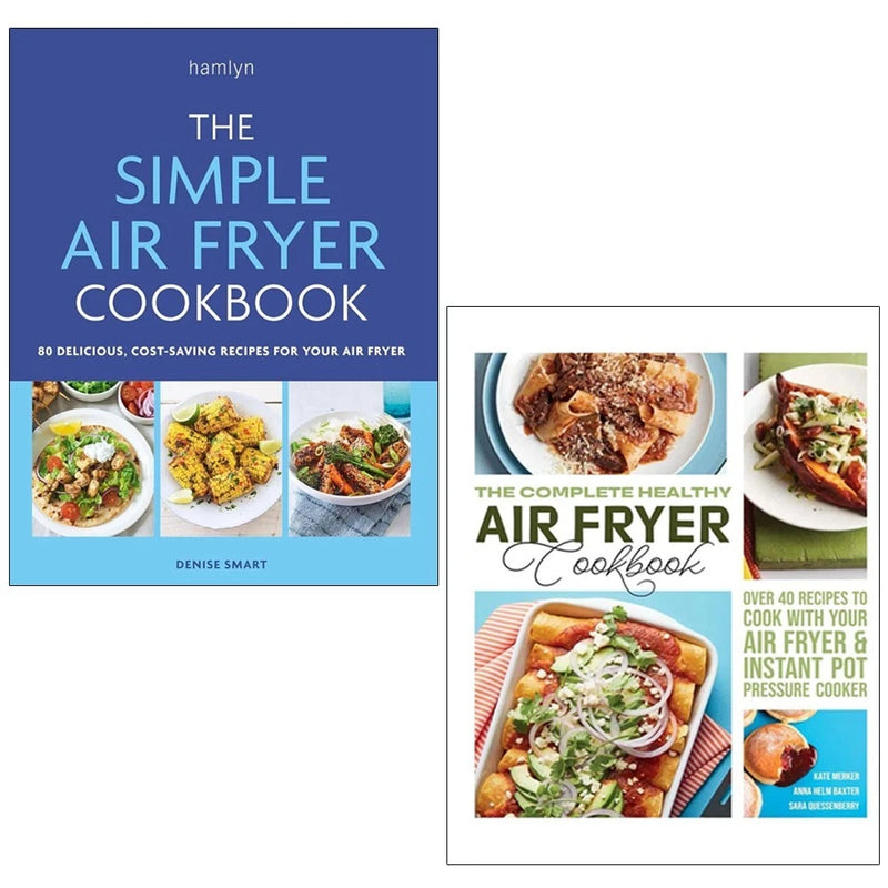 Simple Air Fryer Cookbook, Complete Healthy Air Fryer 2 Books Collection Set - The Book Bundle