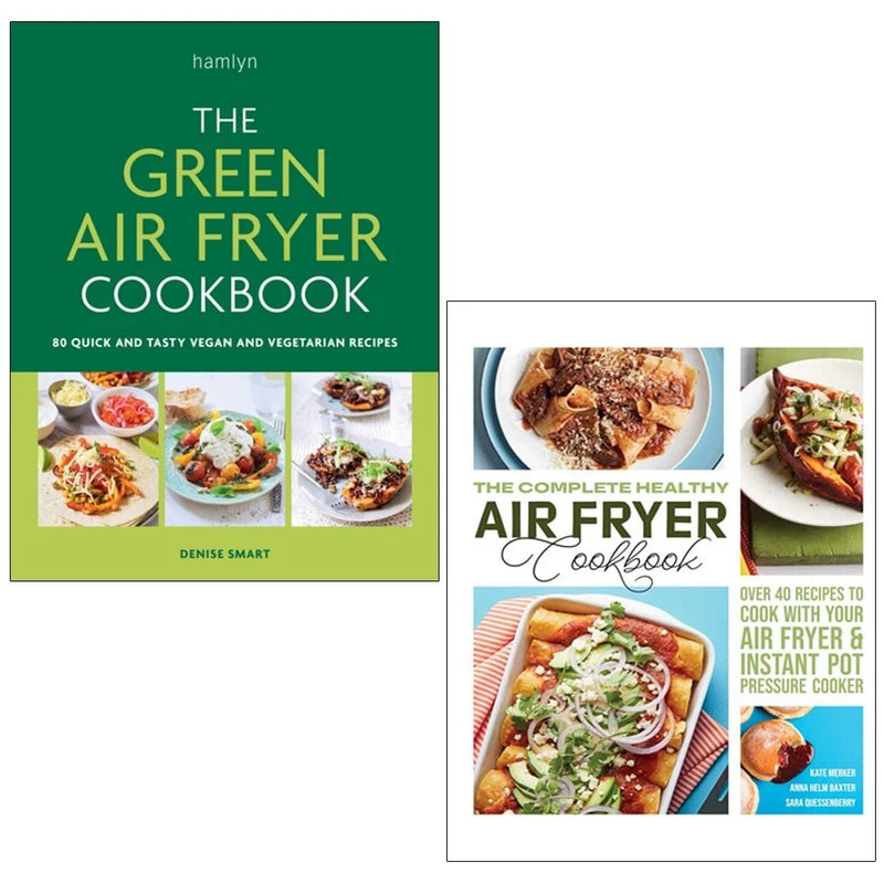 Green Air Fryer Cookbook,Complete Healthy Air Fryer 2 Books  Collection Set - The Book Bundle