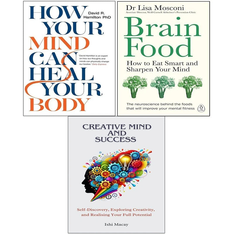 How Your Mind Can Heal, Brain Food,Creative Mind And Success 3 Books  Collection Set - The Book Bundle