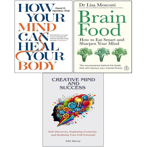 How Your Mind Can Heal, Brain Food,Creative Mind And Success 3 Books  Collection Set - The Book Bundle