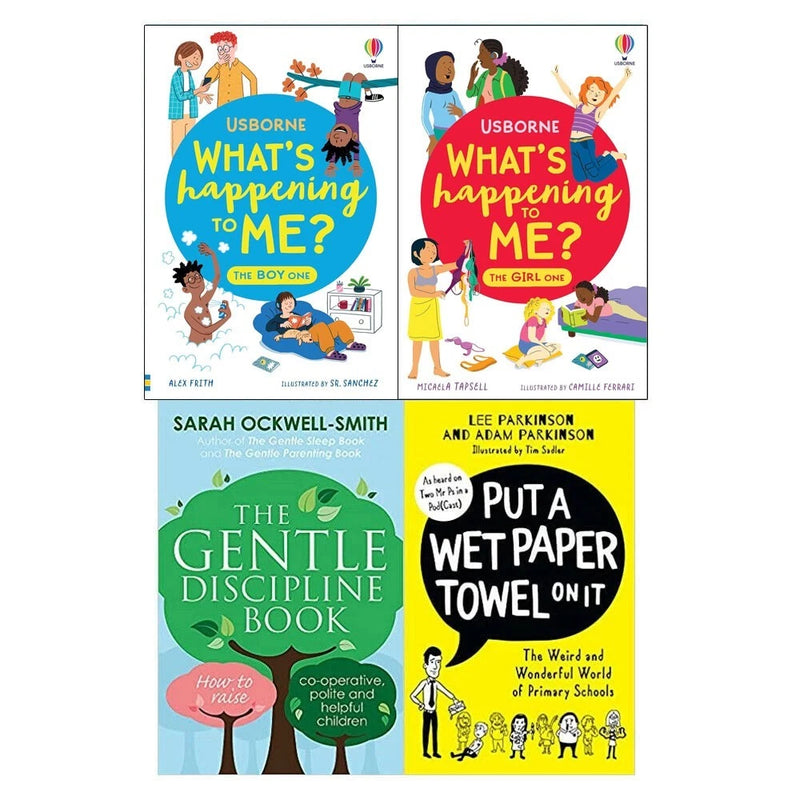The Gentle Discipline, What's Happening To Me? The Girl One, What's Happening To Me?, Put A Wet 4 Books Collection Set - The Book Bundle