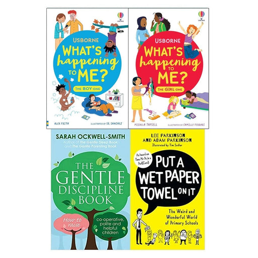 The Gentle Discipline, What's Happening To Me? The Girl One, What's Happening To Me?, Put A Wet 4 Books Collection Set - The Book Bundle