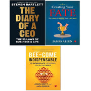 The Diary of a CEO, Creating Your Fate & Bee-come Indispensable 3 Books Collection Set - The Book Bundle