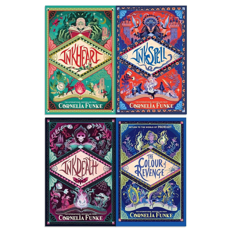 Inkheart Trilogy 4 Book Set by Cornelia Funke (Captivating Magical Fantasy Adventure for Young Readers Ages 12+) - The Book Bundle