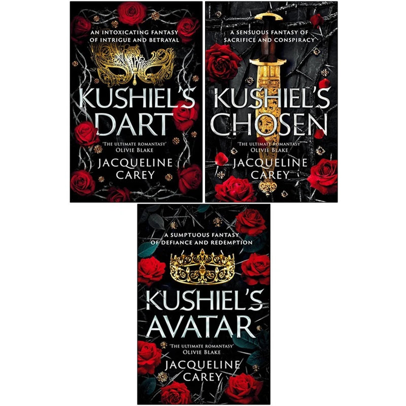 Kushiel's Legacy Series 3 Books Collection Set by Jacqueline Carey (Kushiel's Dart, Kushiel's Chosen, Kushiel's Avatar) - The Book Bundle