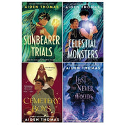 Aiden Thomas Collection 4 Books Set (The Sunbearer Trials, Celestial Monsters, Cemetery Boys, Lost in the Never Woods) - The Book Bundle