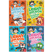 Lenny Lemmon Series 4 Books Collection Set By Ben Davis (Doomed Safari,Alien Invasion,Trail of Crumbs &  Invincible Rat) - The Book Bundle