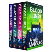 Detective Kim Stone Crime Thriller Series Collection 4 Books Set by Angela Marsons (Books 4-7) (Play Dead, Blood Lines, Dead Souls, Broken Bones) - The Book Bundle