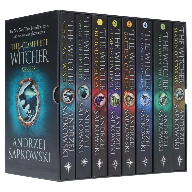 The Witcher 8 Books Collection Box Set by Andrzej Sapkowski - Fiction - Paperback