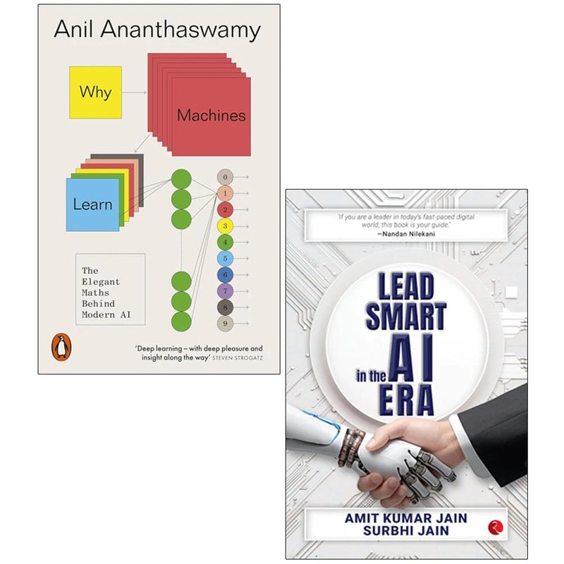 Why Machines Learn and Lead Smart in the AI Era 2 Books Collection Set - Non Fiction - Paperback