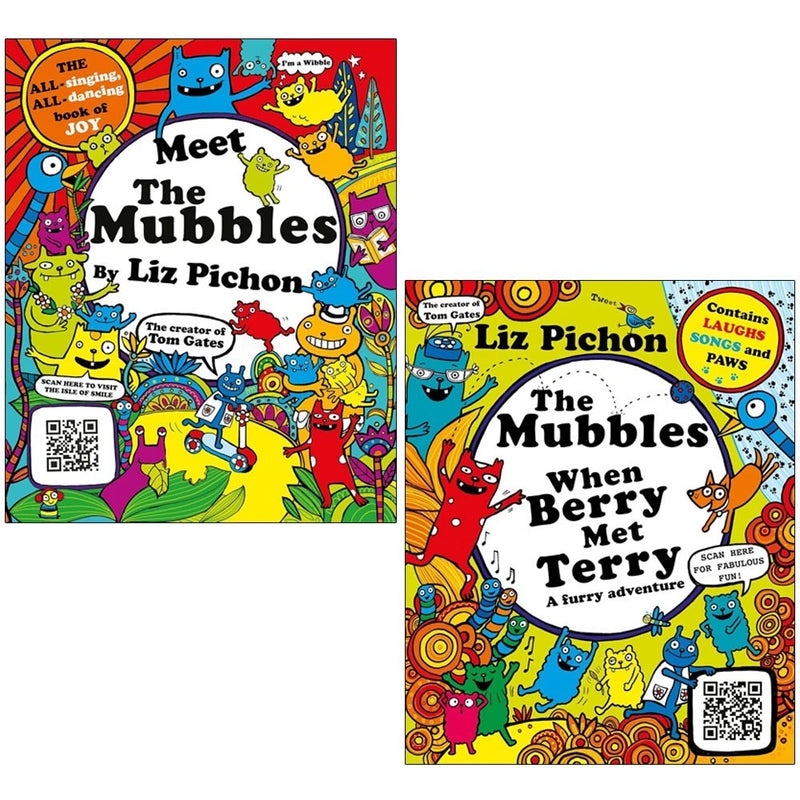 The Mubbles Series 2 Books Collection Set by Liz Pichon - When Berry Met Terry & Meet the Mubbles - Fiction - Paperback