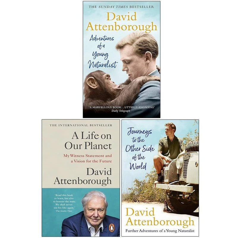 Young Naturalist, Planet, Journeys 3 Books Collection Set by David Attenborough - Non Fiction - Mixed Format