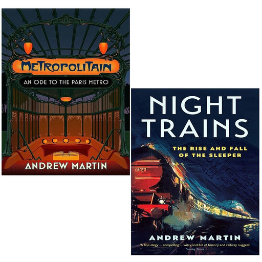 Andrew Martin Collection 2 Books Set (Metropolitain, Night Trains) - The Book Bundle