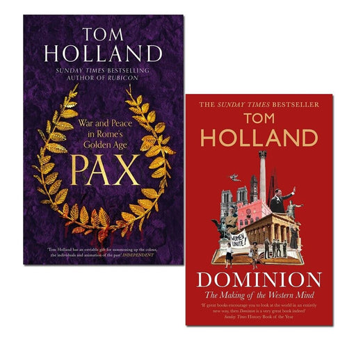 Tom Holland Collection 2 Books Dominion, Pax War and Peace in Rome's Golden Age - The Book Bundle