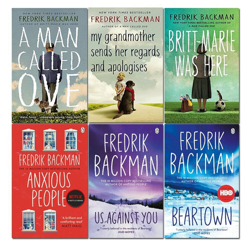 Fredrik Backman Collection 6 Books Set (Anxious People, A Man Called Ove) - The Book Bundle