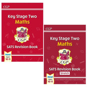 CGP KS2 Maths SATs Revision Ages 10-11 Collection 2 Books Set - The Book Bundle