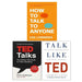 How to Talk to Anyone, Ted Talks, Talk Like Ted 3 Books Collection Set - The Book Bundle