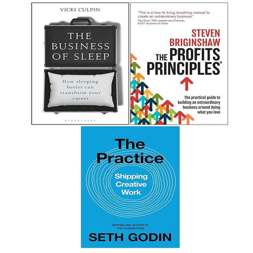 Business of Sleep (HB),Profits Principles, Practice Seth Godin 3 Books Set - The Book Bundle