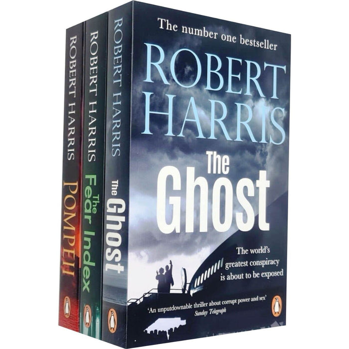 Robert Harris Collection 3 Books Set (Pompeii, The Ghost, The Fear Index) - The Book Bundle