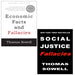 Thomas Sowell Collection 2 Books Set Social Justice Fallacies(HB),Economic Facts - The Book Bundle